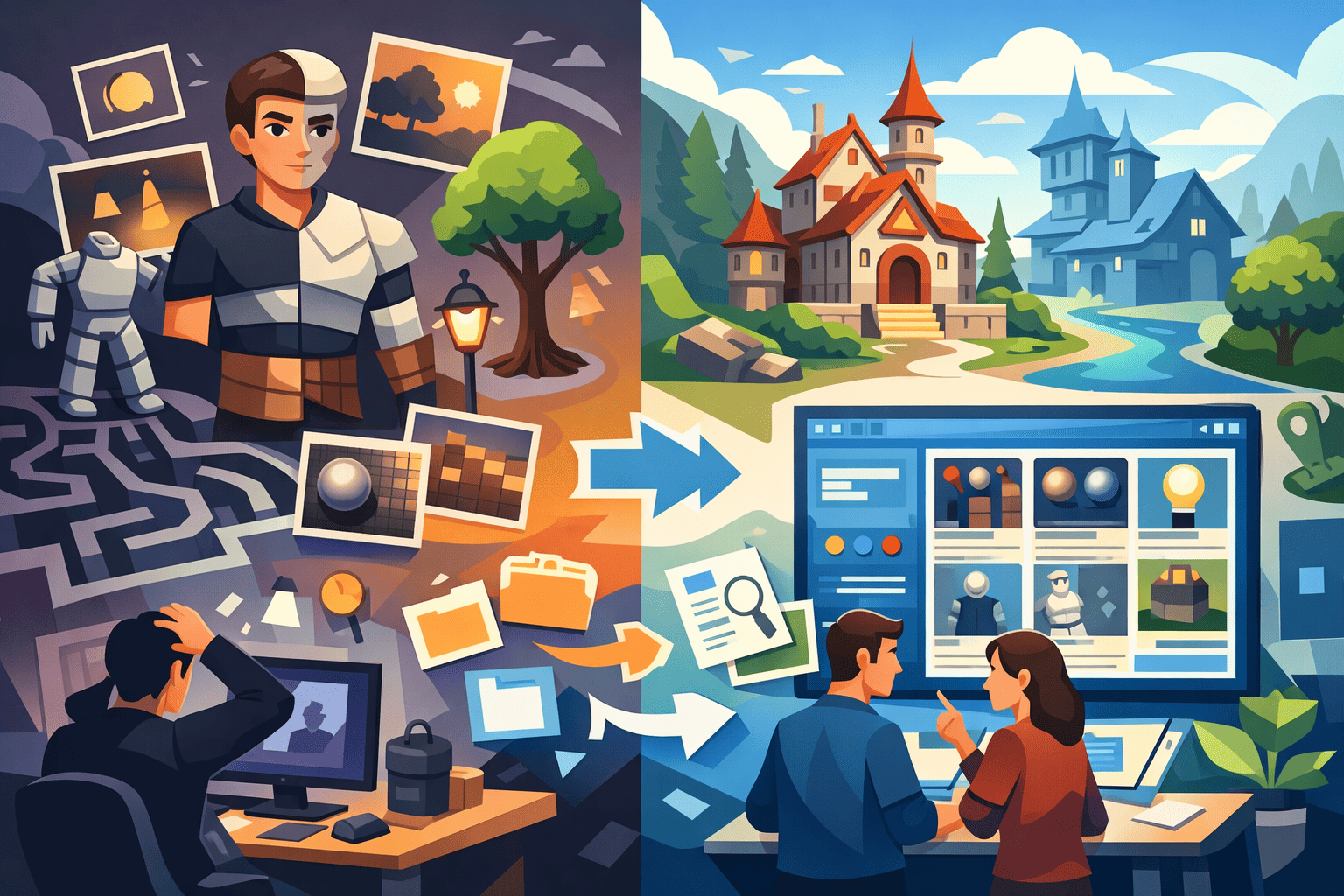 Crafting Consistent 3D Art: Exploring Blenza's Reference Library